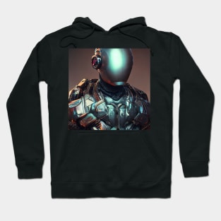 Futuristic tactical armored soldier. Hoodie